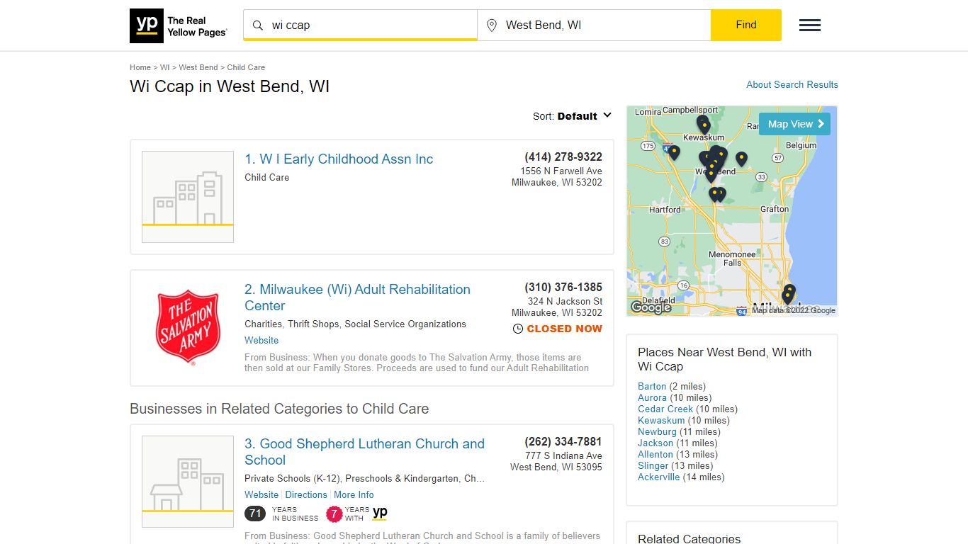 Wi Ccap in West Bend, WI with Reviews - YP.com - Yellow Pages